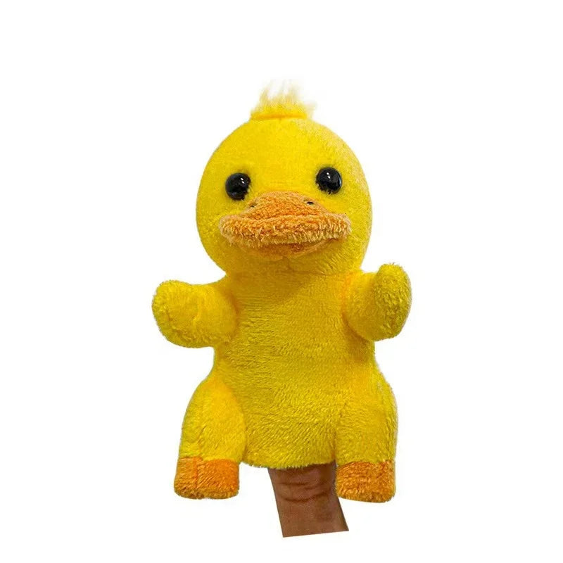 New Hand Puppet Plush Toy Cartoon Animal Family Finger Puppet Role Play Tell Story Cloth Doll Educational Toys For Children Kids