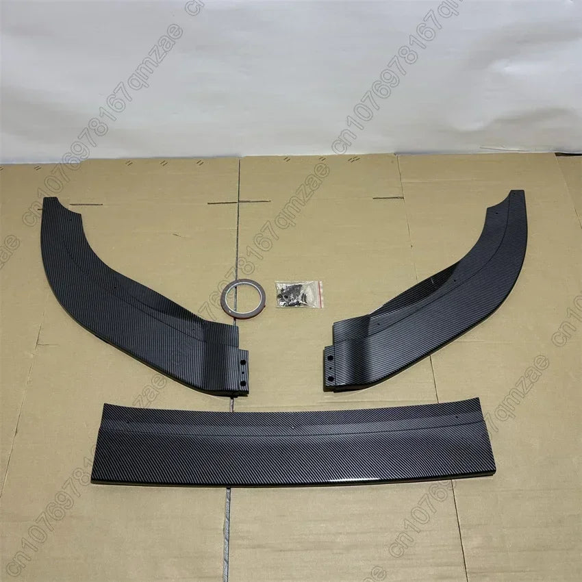 For Volkswagen Golf 6 MK6 R R20 2008-2013 Maxton Style Front Bumper Splitter Lip Diffuser Body Kit Spoiler Guard Gloss Black