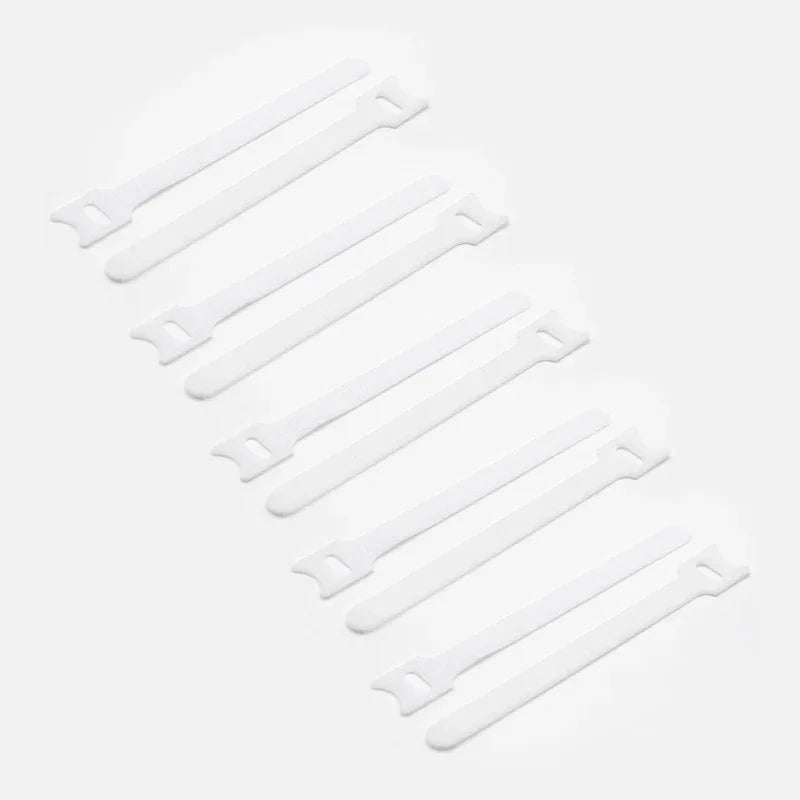 10/30/50pcs Releasable Cable Ties Durable Soft Nylon Strap Reusable Velcro Cable Ties Organizer Tool Velcro Self-Adhesive Tapes