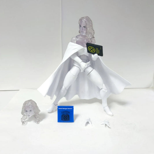 Marvel Legends X-men Retro White Queen Emma Diamond Form 6" Loose Action Figure