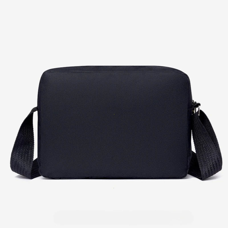 New Multi-pockets Men's Shoulder Bag Waterproof Large Capacity Men's Business Bag Work Travel Canvas Crossbody Bag for Male