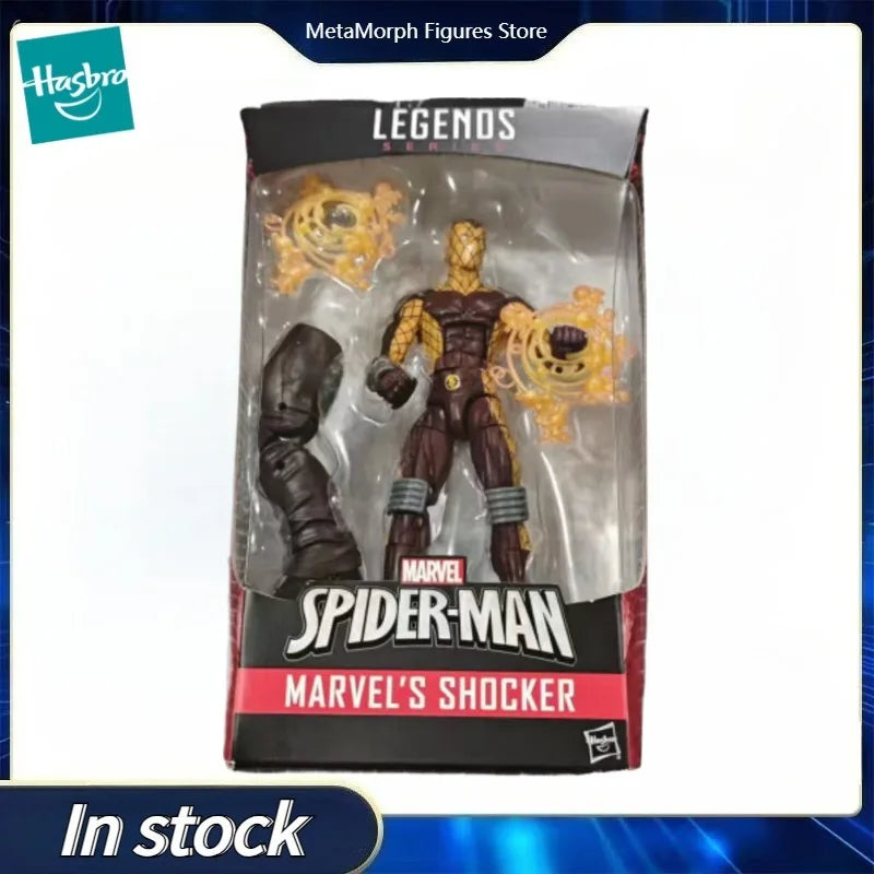 Original Hasbro Marvel Legends Series Spider-Man MARVEL'S SHOCKER Anime Figure Toy Collection Model
