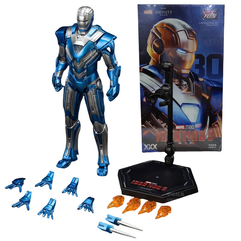 ZD Toys Iron Man Action Figure Red Snapper Iron Man MK 24 MK 22 MK 47 Legends