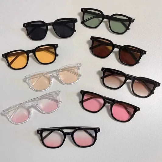 Sunglasses Black Square Frame Sunglasses For Men Women Eyewear Protection Fashion Sunglass