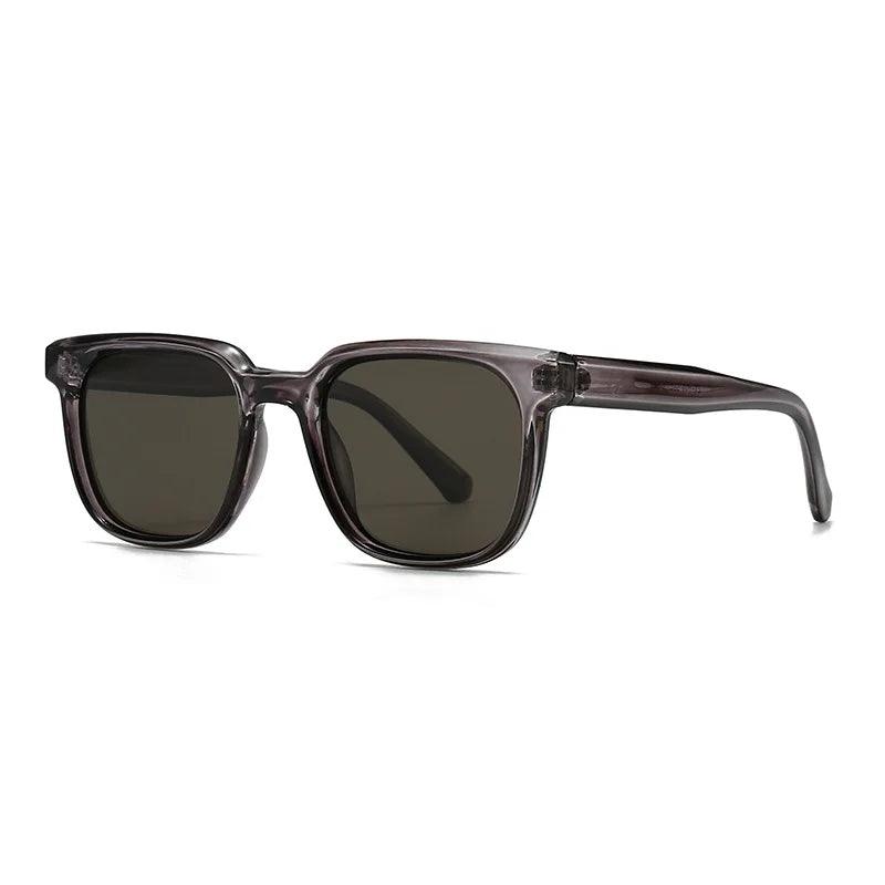 JNPCXI New Fashion Square Sunglasses Women Gradient Orange Candy Color Shades UV400 Retro Rivets Men Trending Sun Glasses