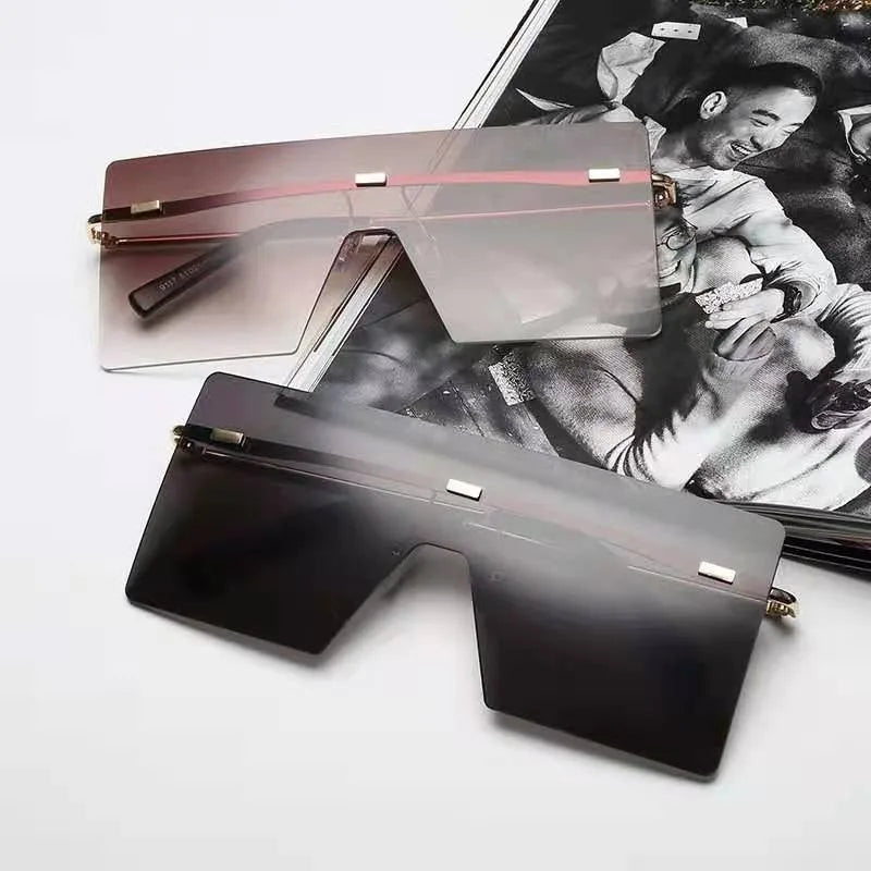 Sunglasses for Men women Large Frame Glasses Fashion Sunglasses