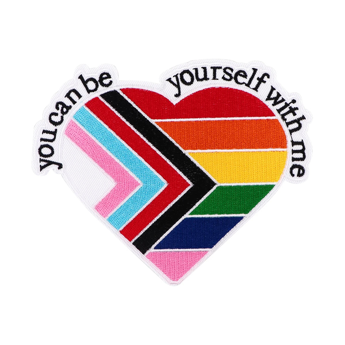 Rainbow LGBT Embroidered Patches on Clothes DIY Animal Applique Encouragement Inspirational Quotes Patches For Clothing Stickers