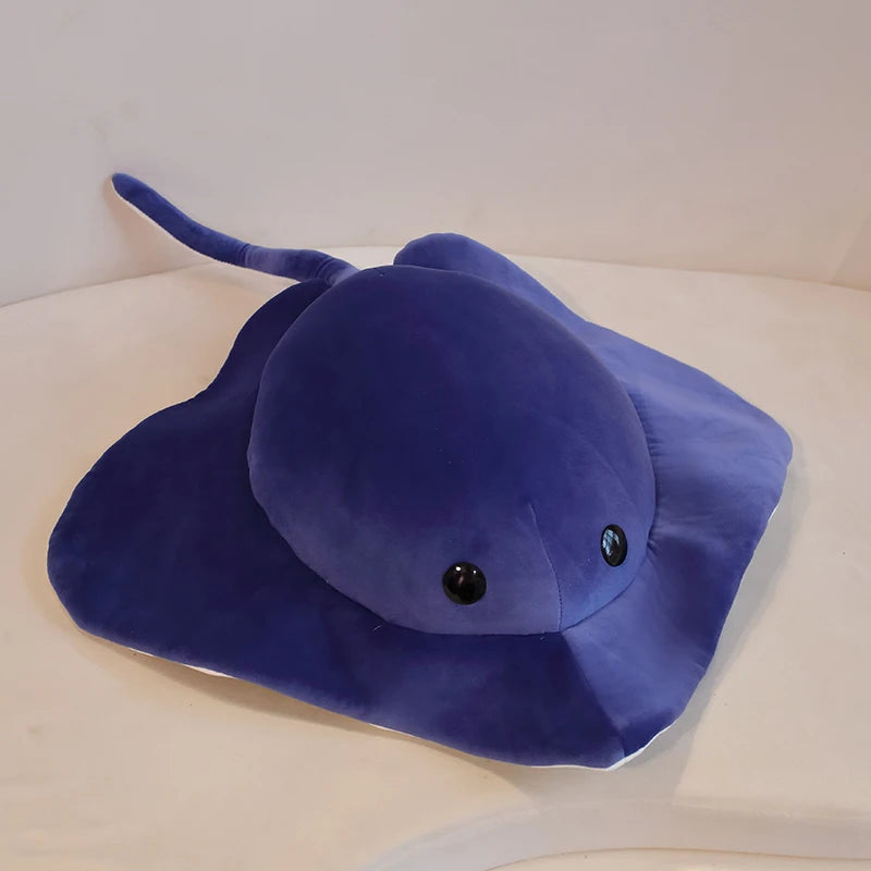 1pc 52/62cm Cartoon Ray Devil Fish Plush Toys Simulation Ocean Series Fish Plush Pillow Stuffed Soft Creative Home Decor Gift