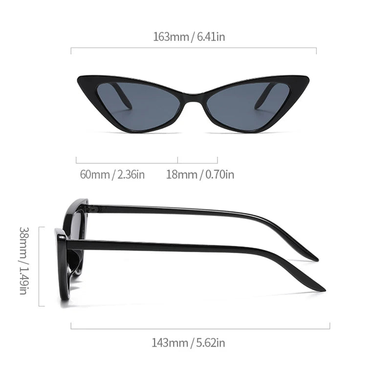 JNPCXI New Fashion Cat Eye Sunglasses Women Vintage Blue Leopard Sun Glasses Lady Retro Shades Eyeglasses Female UV400