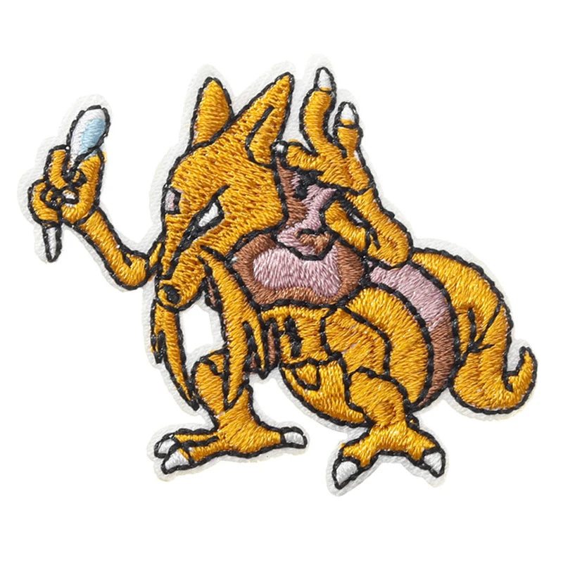 Cute Things Patch Cartoon Anime Embroidered Patches For Clothing DIY Iron on Patches For Clothes Game Patch Stickers