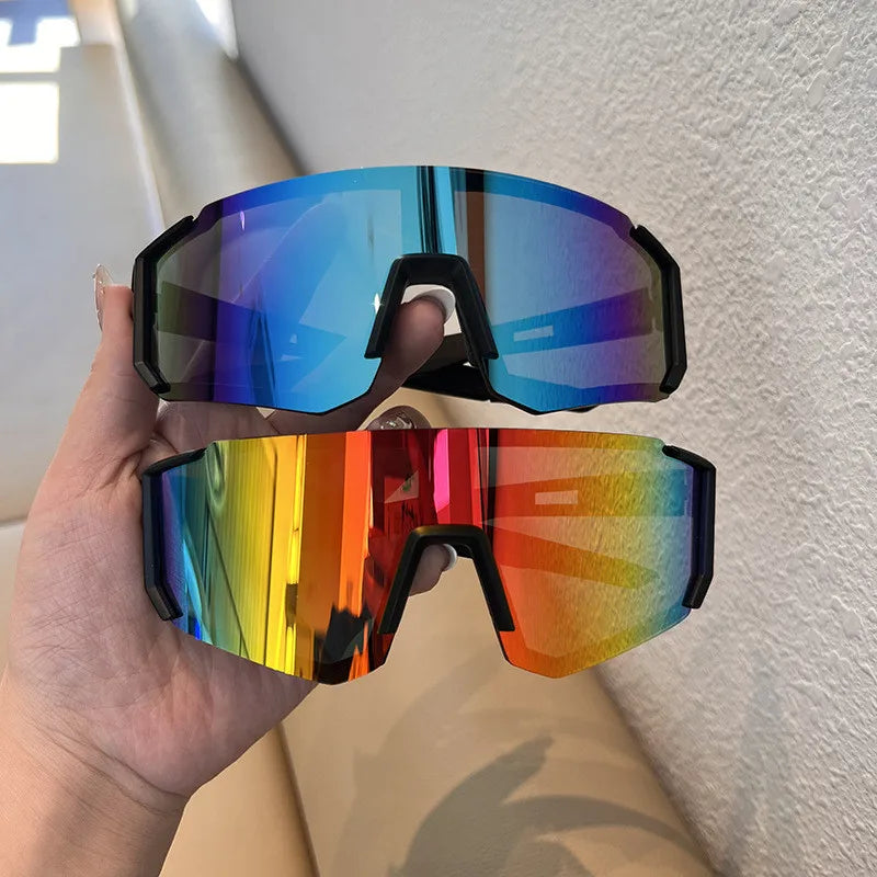 9pcs Cycling Glasses Mountain Bicycle Glasses Road Bike Cycling Eyewear Men Women Outdoor Sports Cycling Sunglasses