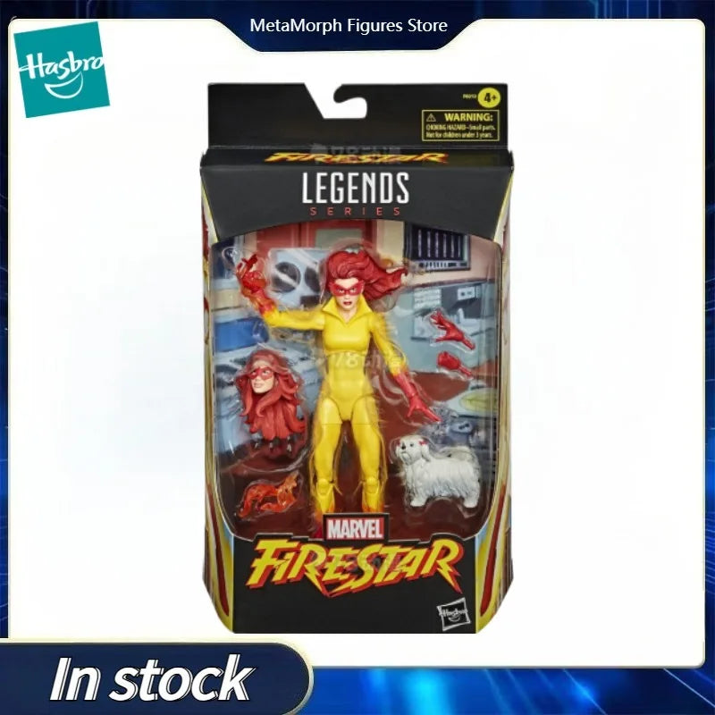 Original Hasbro Marvel Legends Series Firestar Anime Figure Toy Collection Gift