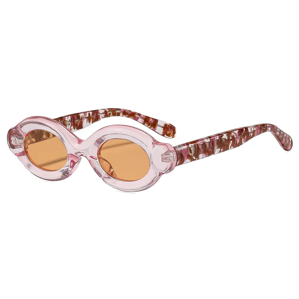 JNPCXI Polarized Retro Oval Women Sunglasses Shades UV400 Fashion Punk Men Trending Quality Leopard Sun Glasses