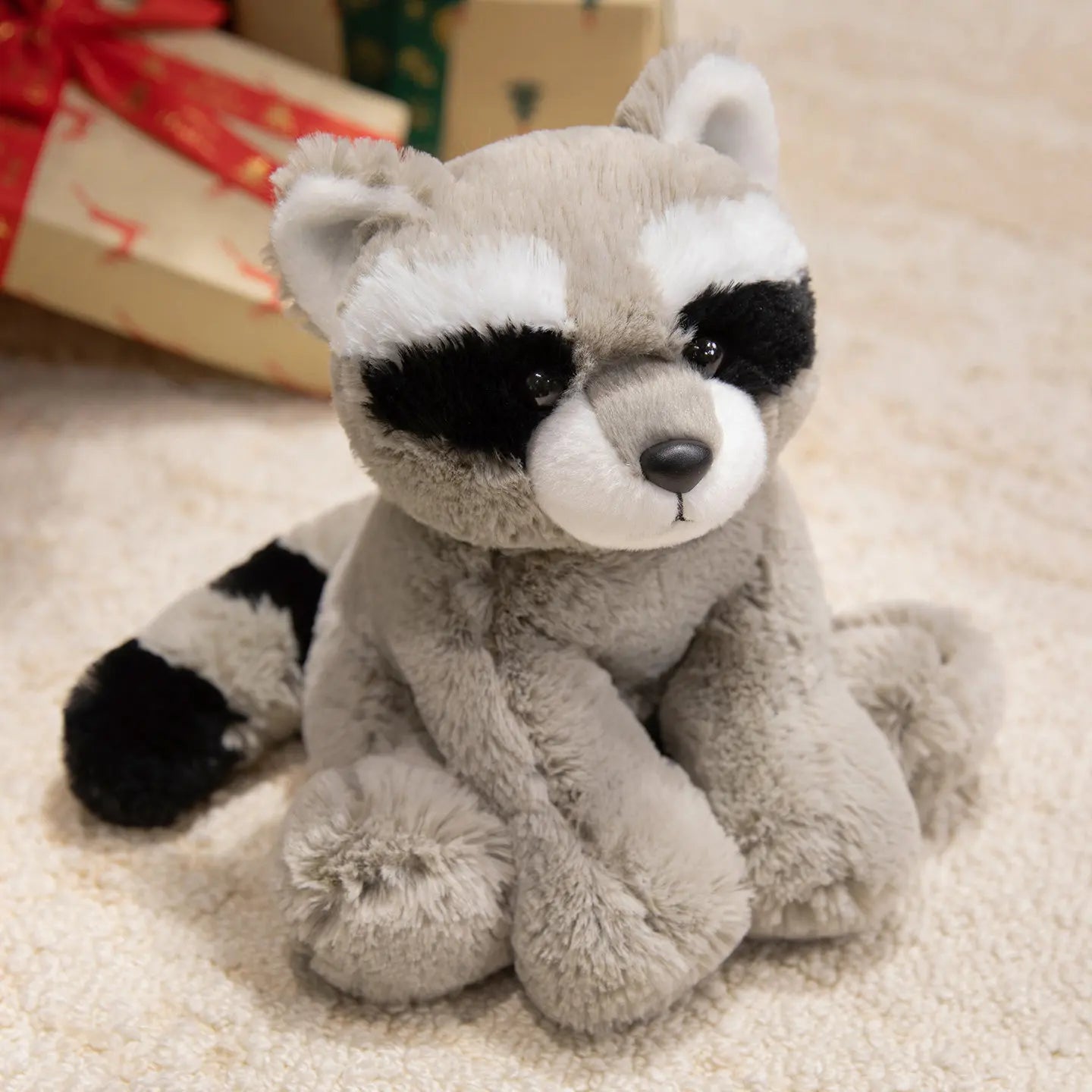 20cm Sitting Cute Forest Animal Tiger, Lion, Sheep, Cow, Fox, Plush Toy Doll, Christmas Birthday Gift