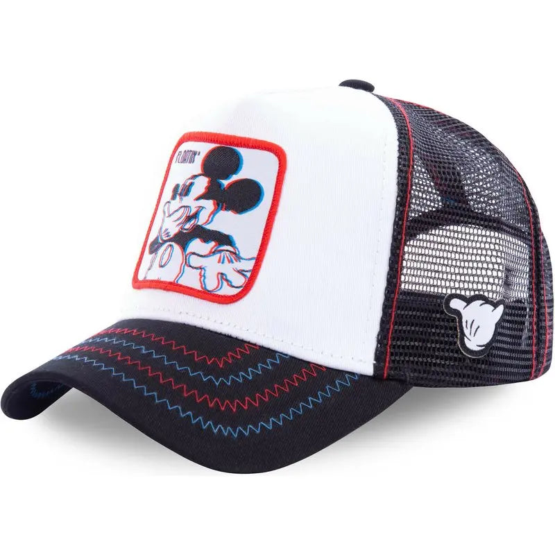 High Quality Disney Styles Anime Cartoon Snapback Cotton Cap, Trucker Mesh Hat