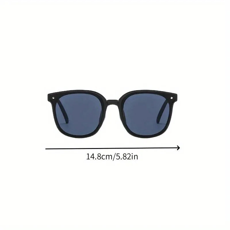 Women's Folding Fashionable Glasses Lightweight Summer Small Face Square Frame Japanese and Korean Style Accessories