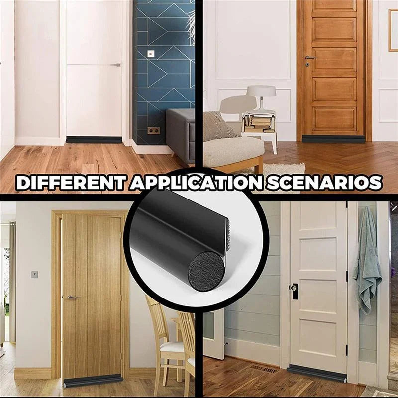 Door Bottom Draft Stopper Weather Stripping Door Sweep Under Door Draft Blocker Insulator Weatherstrip House Acoustic Foam