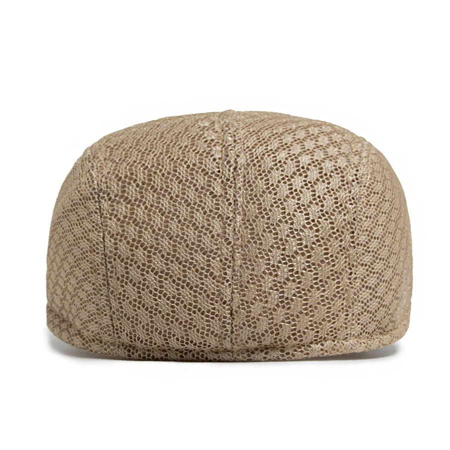 Women Beret Fashion Men Mesh Cap Casual Solid Berets Female Summer Soft Top Sun Visor Hat For Male 55-59cm Head Circum Unisex