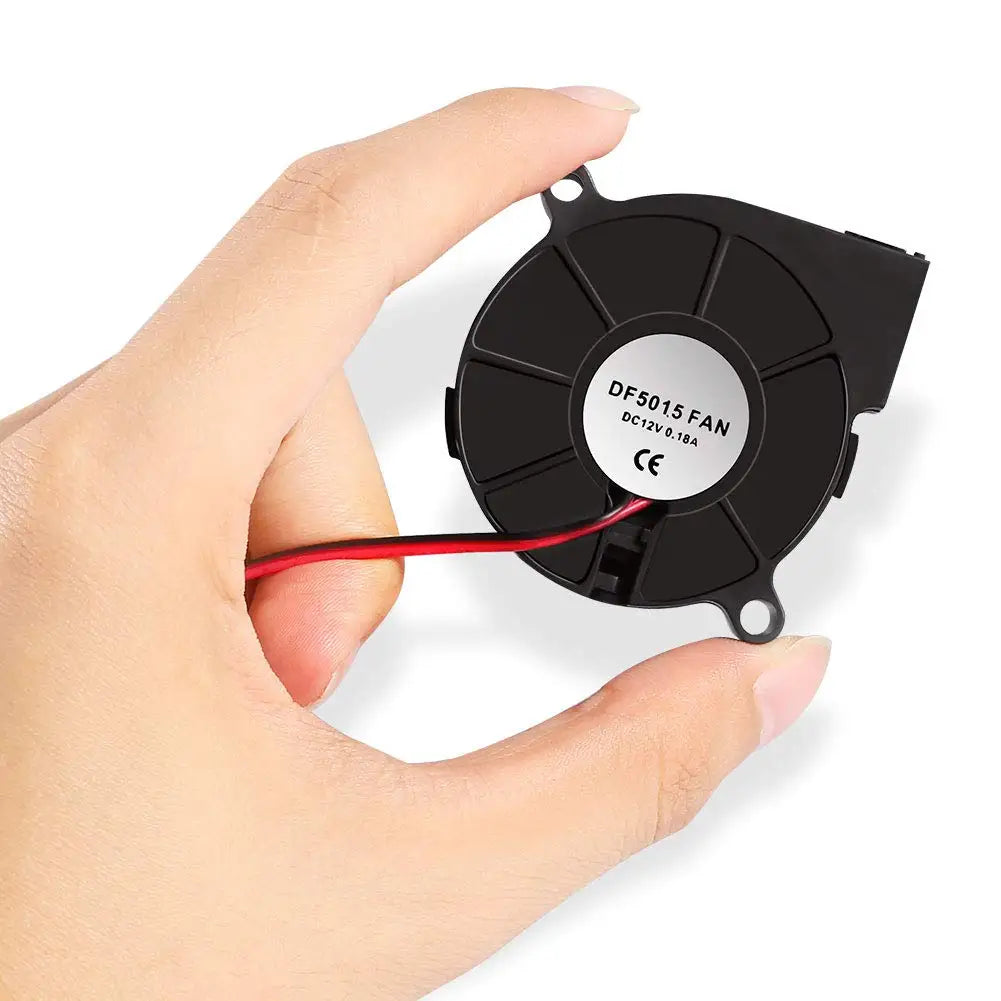 2pcs 5015 3D Printer DC Brushless Blower Cooling Fan for RepRap i3 CR-10 and Other Small Appliances Series Repair Replacement