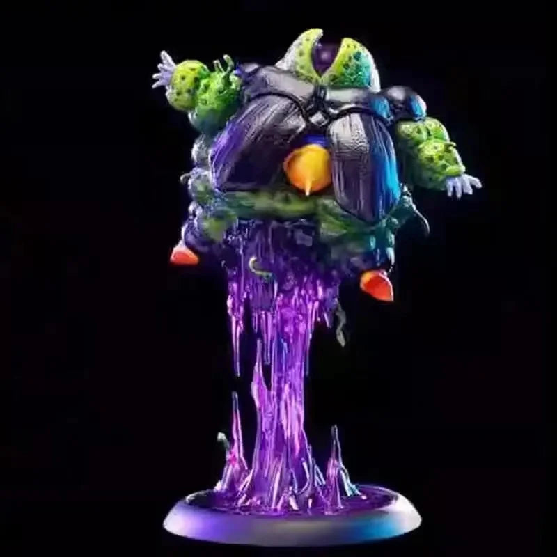 15cm Anime Dragon Ball Z Cell Figure Self-destruct Perfect Cell Figurine Pvc Action Figures Gk Statue Collection Model Toy Gifts