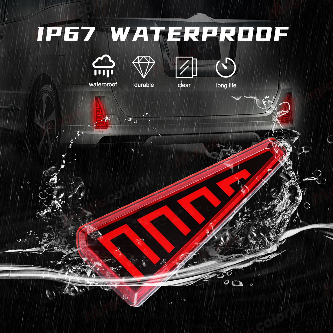 For Toyota NOAH VOXY 80 Series 2014 2015 2016 2017 2018 Rear Bumper Reflector Light Sequential Turn Signal Brake Driving Lamp
