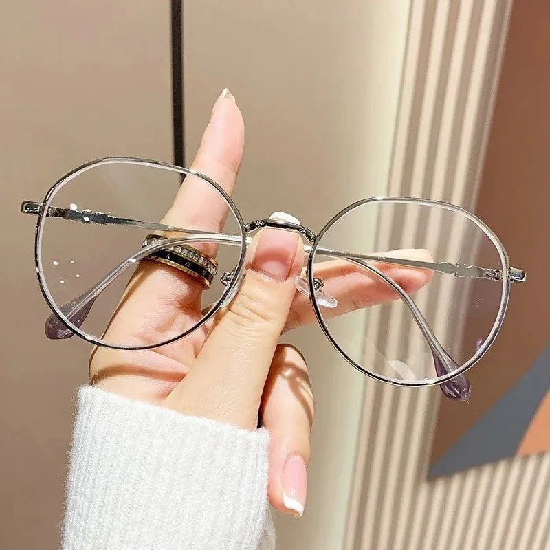 Fashionable Square Eyewear for Women, Anti Blue Ray Glasses Frame with Chic Design Protection Glasses for Eye Care