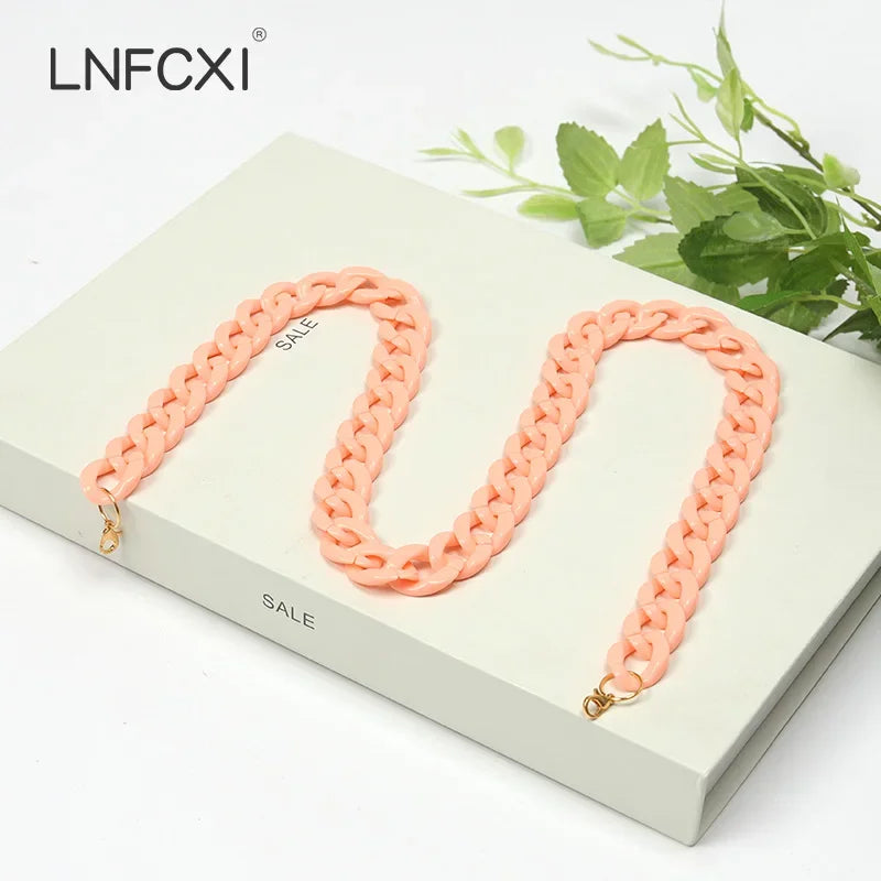 New Fashion Men Women Neck Chain for Mask Glasses Acrylic Sunglasses Chains Lanyard Reading Eyeglasses Cord Neck Strap Rope