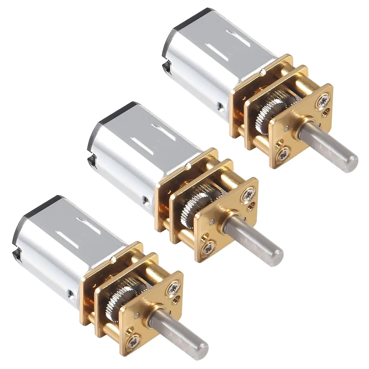 DC 3V 30RPM Speed Reduction Motor N20 3mm Shaft Mini Metal Gearwheel Gear Motor with Full Metal Gearbox Micro Motor