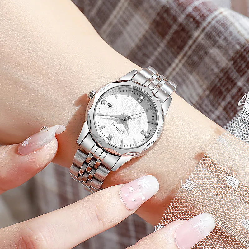 Fashion Elegant Women's Wristwatch High Quality Luxury Watch Women Original Steel Casual Quartz Ladies Watch Relógio Feminino