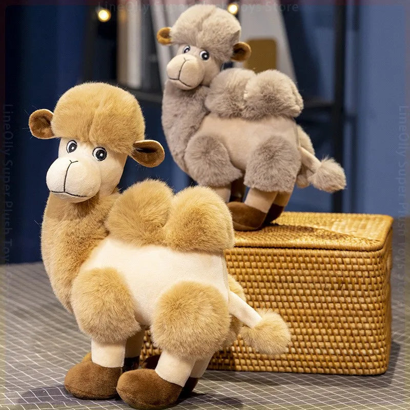 28/38cm Cute Cartoon Camel Plushies Doll Soft Stuffed Animals Plush Toys Home Decor Girls Sleeping Hug Pillow for Kids Xmas Gift