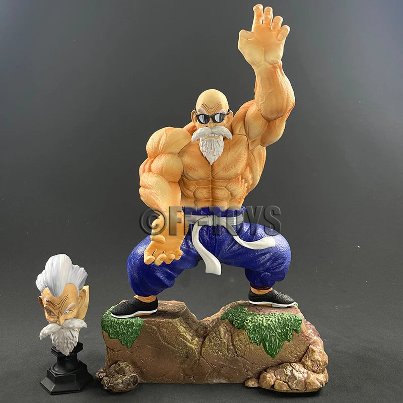 Dragon Ball Master Roshi Figure Kame Sennin Figurine With Base 26CM PVC Action Figures Collection Model Toys for Children Gifts