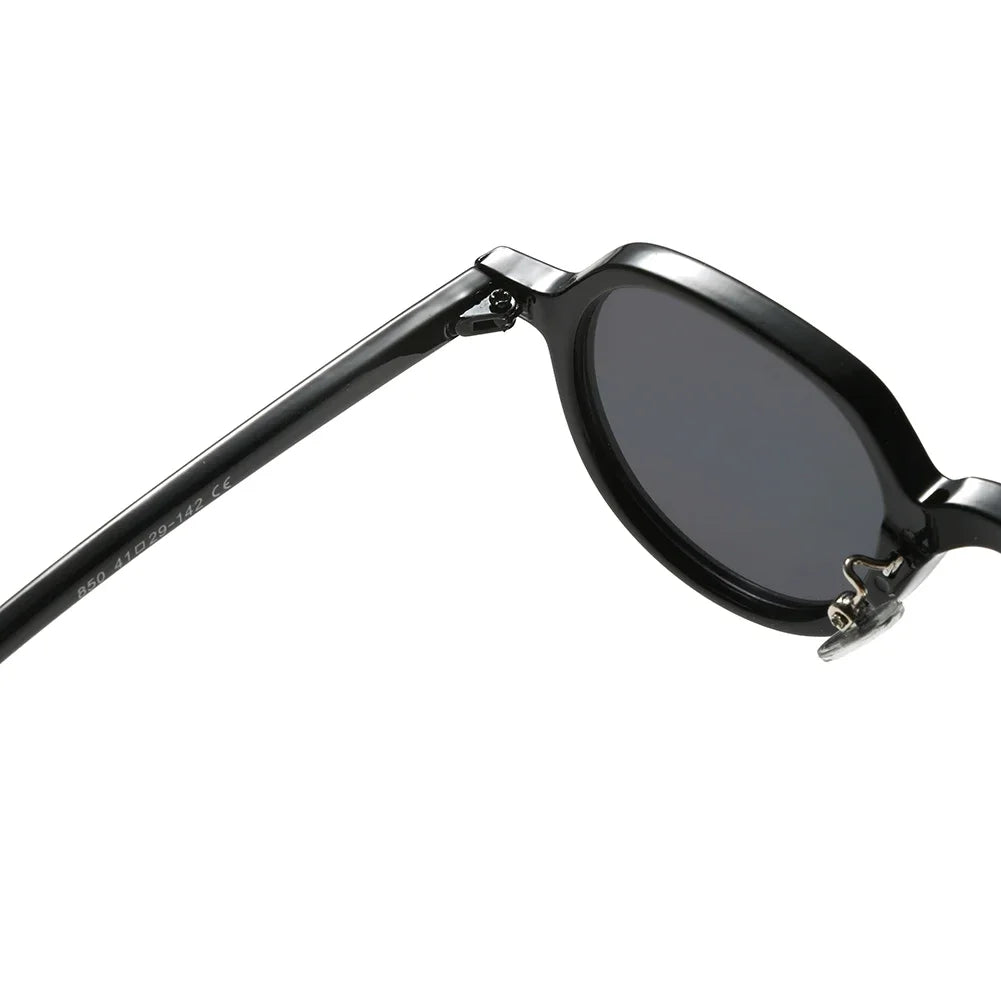 JNPCXI New Fashion Round Sunglasses Women Ocean Lens Leopard Blue Eyewear Men Trending Rivets Punk Sun Glasses