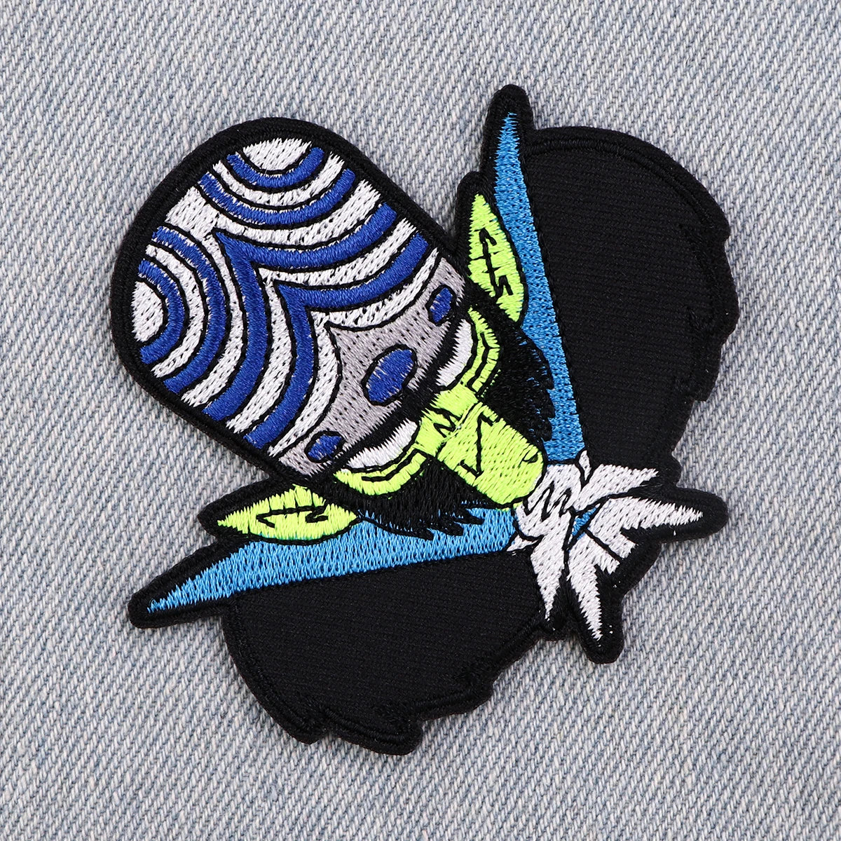 Funny Villain Iron On Patch Cartoon Patches For Clothing Embroidered Patches On Clothes Punk Clothes Stripes Decor