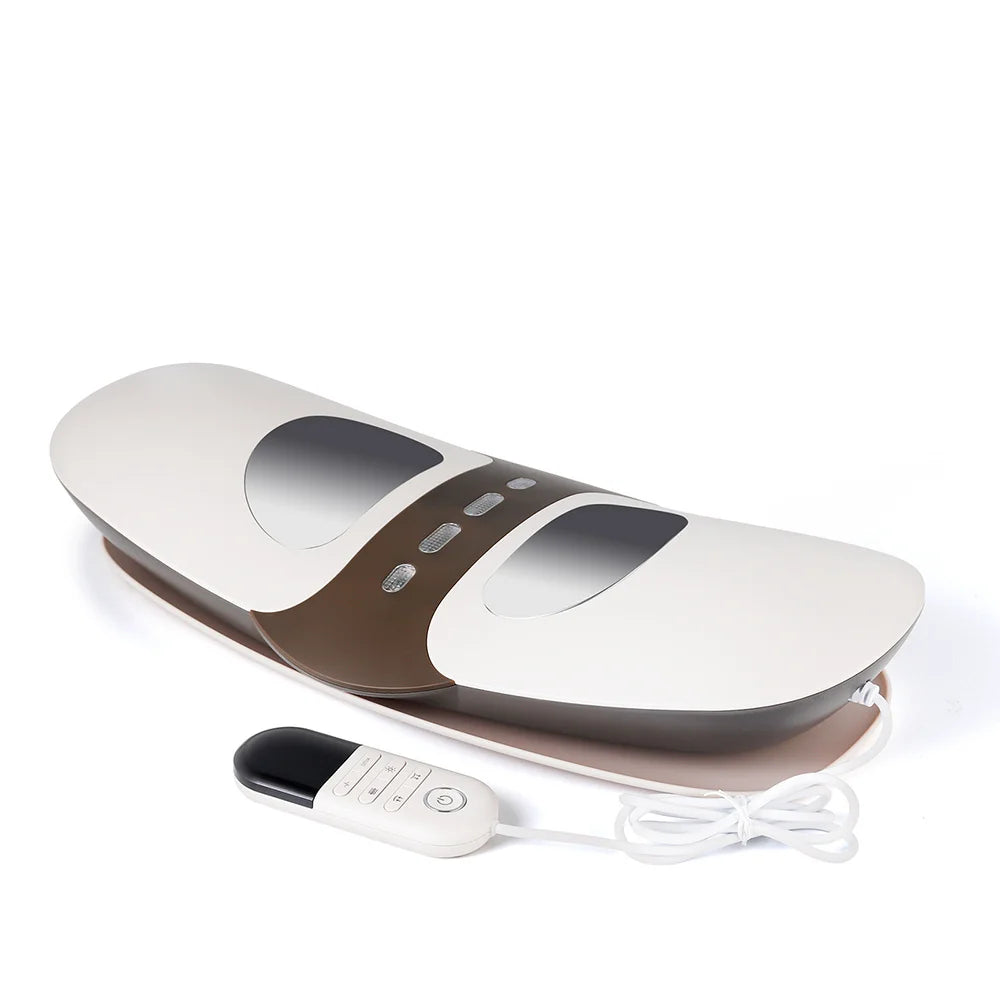 Electric Waist Traction Massager Adjustable Vibration Lumbar Traction Massager Waist Spine Support Back Massage Machine