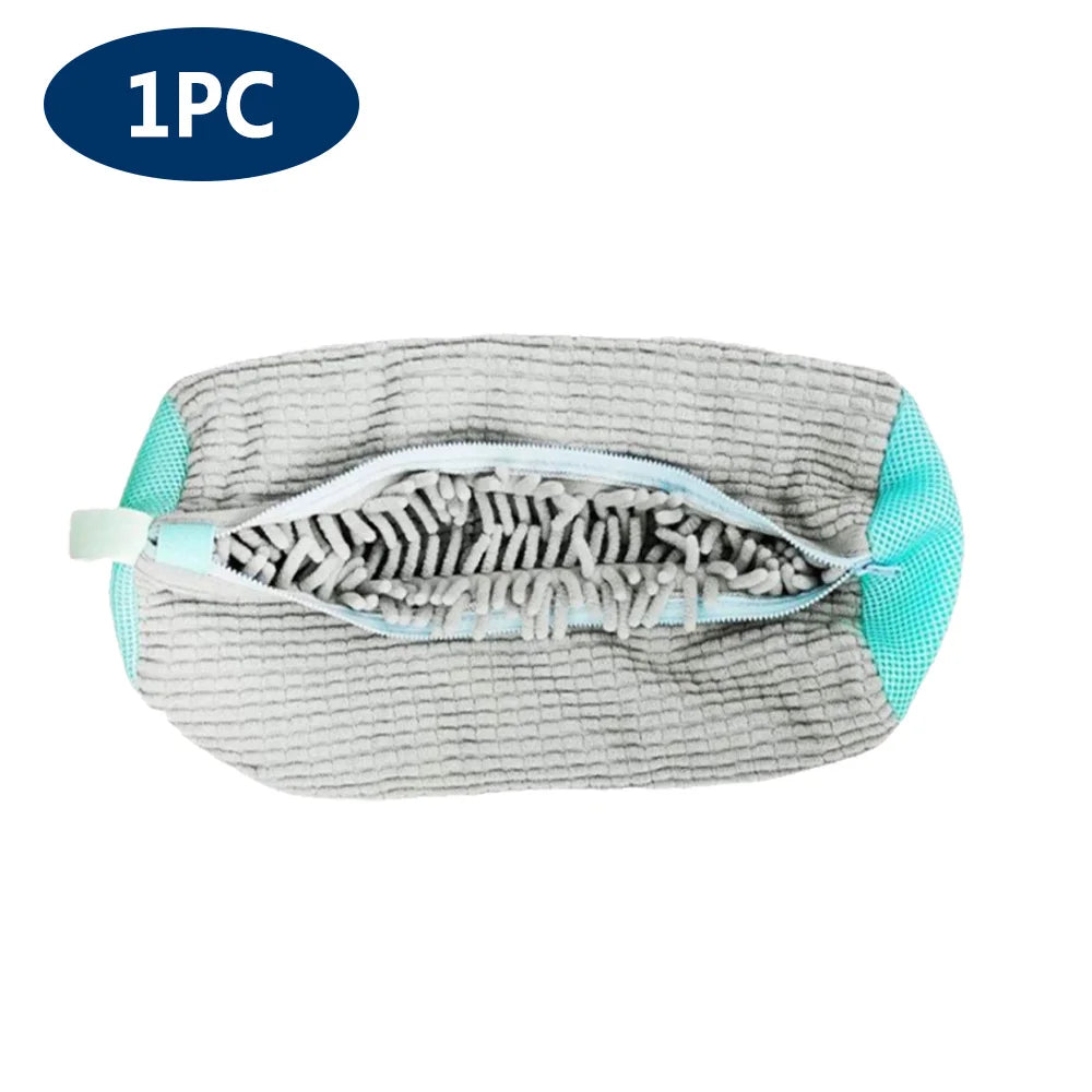 Shoe Washing Machine Bag Reusable Sneaker Cleaning Bag, Washer Mesh Laundry Bag