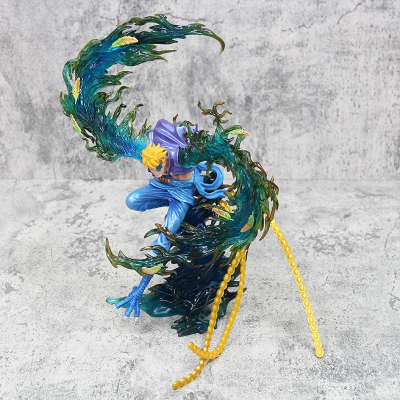 33CM 13in Anime One Piece Whitebeard Pirates Marco Flying Ver. PVC Action Figure