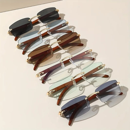 6 Retro Fashion Glasses, Fashion Photo Props, Men's Decorative Glasses