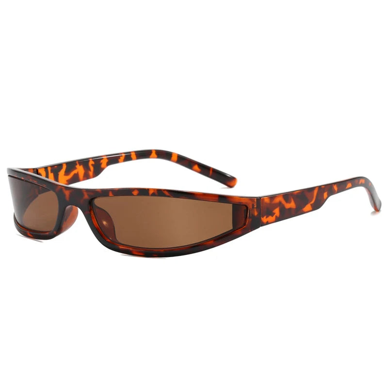 JNPCXI New Retro Y2K Cat Eye Outdoor Fashion Sports Sunglasses Women Gradient Mirror Goggles Shades UV400 Men Punk Sun Glasses