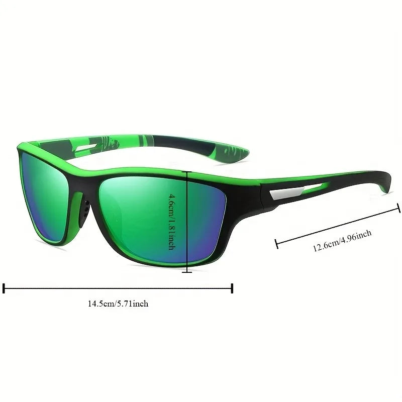2 Pieces of Men's Square Fashionable Glasses with Comfortable PC Frame Casual Decoration Daily Fashionable Glasses