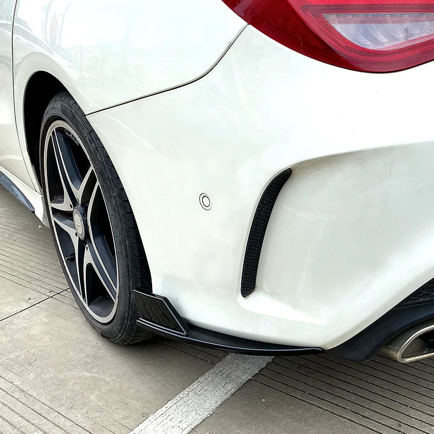 Rear Bumper Diffuser Splitter Canard Spoiler For Mercedes Benz CLA Class C117 W117 AMG CLA45 2013-2019 Car Accessories Tuning