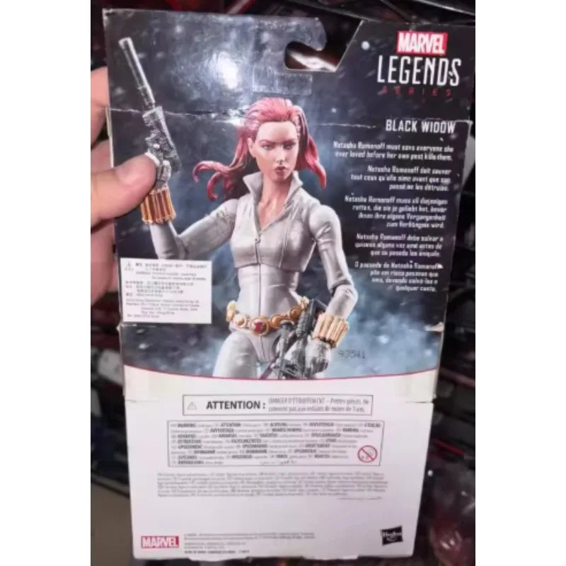 Original Hasbro Marvel Legends Series BALCK WIDOW Anime Figure Toys Collection Ornaments