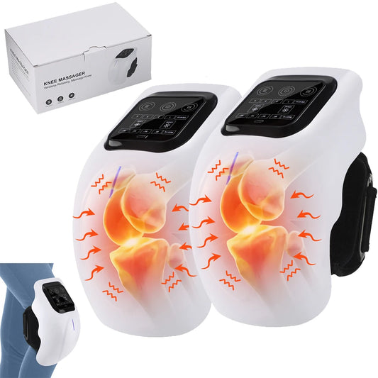 1/2pcs Thermal Knee Protector for 3in1 Elbow Shoulder Vibration Infrared Knee Massage Device Hot Compress Knee Support Brace New