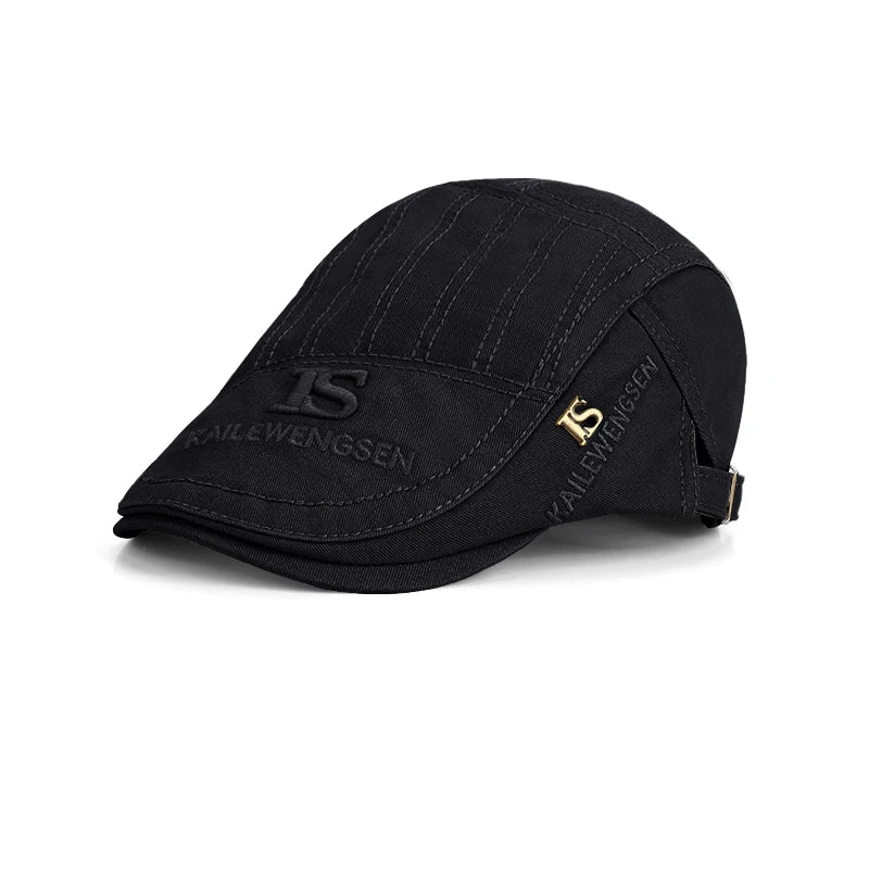6171-New spring and summer British retro beret for men andwomen,outdoorsunprotectionand shade hat, casual and versatile forward