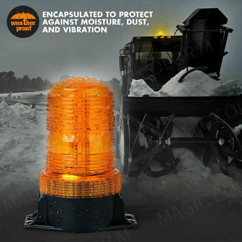 Emergency LED Strobe Light For Car Truck Bus Red Blue Amber White Green Flasher Beacon Warning Lamp Car Light Assembly 12V 24V