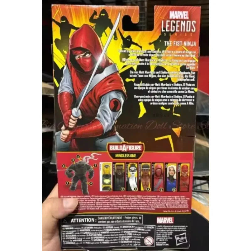 Original Hasbro Marvel Legends Series The Fist Ninja Anime Figures Collection Toys Models
