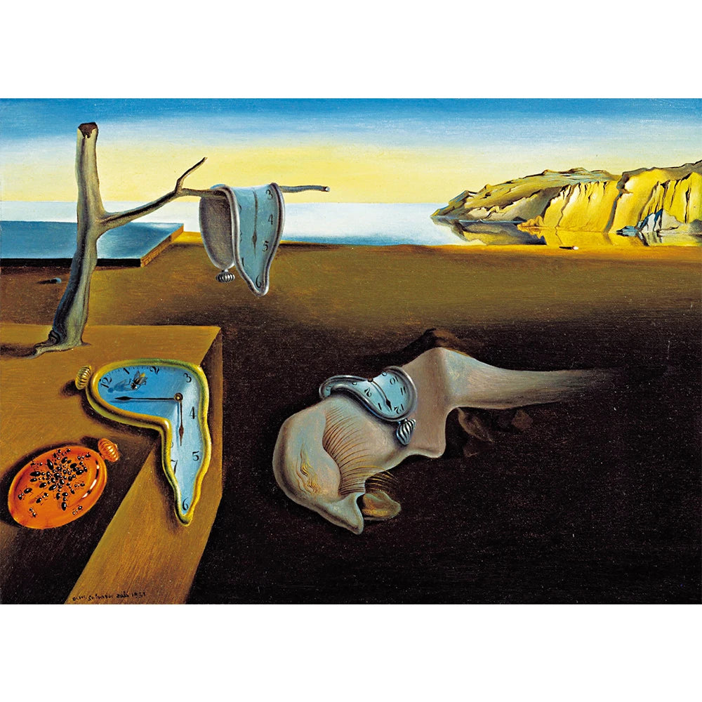 Jigsaw Puzzle 1000 Pieces for Adult Fine Art Collection Toy Salvador Dali The Persistence of Memory