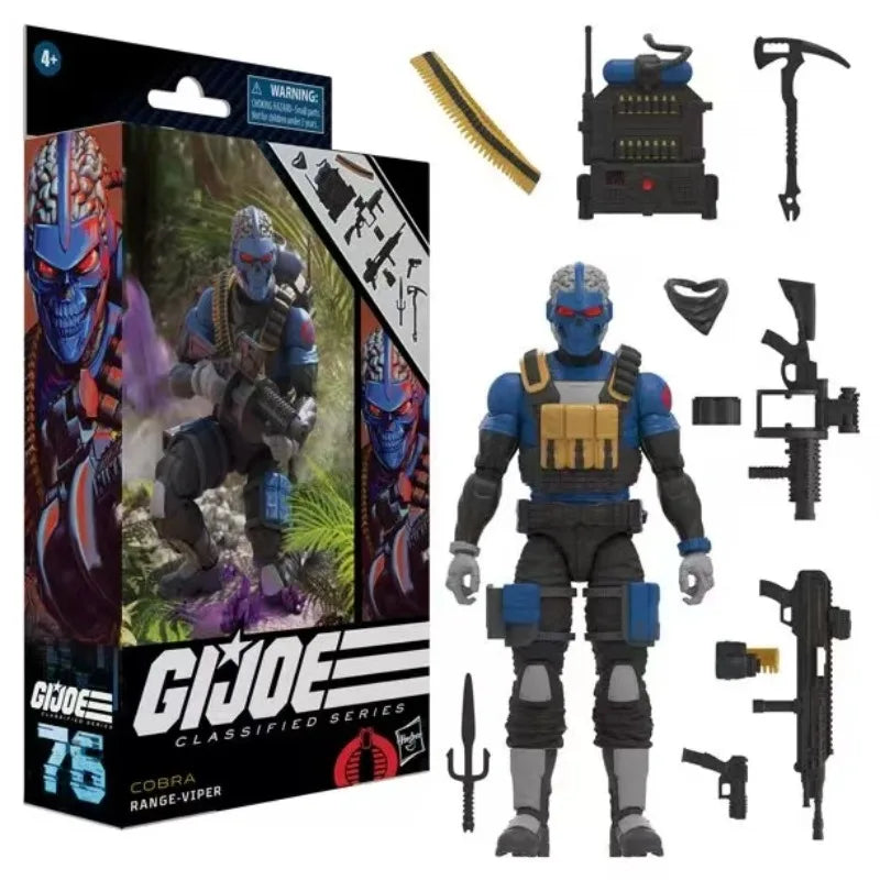 Original Hasbro G.I. Joe Classified Series 76 Range-Viper Anime Figures Toys Models Collection