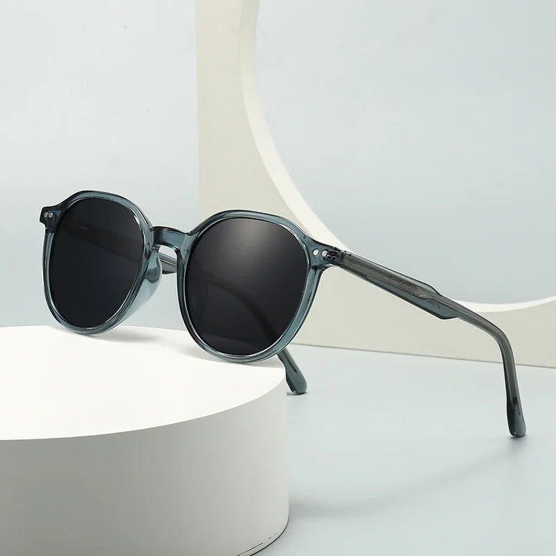 JNPCXI New Retro Round Women Luxury Sunglasses Fashion Rivets Men Sun Glasses Shades UV400