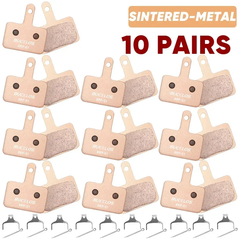 BUCKLOS Bicycle Disc Brake Pads for Shimano B01S/B03S/B05S-RX Sintered-Metal Mtb Bike Hydraulic Brake Pad Durable Cycling Parts