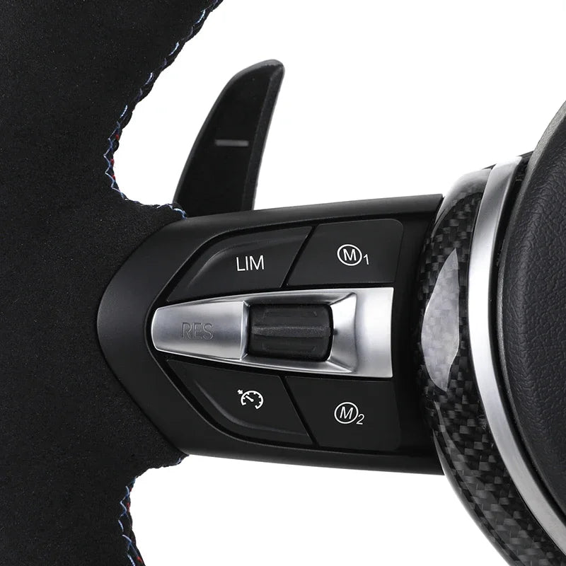 Carbon Fiber Half-Suede Steering Wheel M Sport for BMW M3 M5 F10 F30 F20 F21 F22 F31 F32 F33 F34 F36 F15 F16 F25 F26 F01 F07